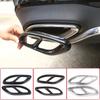 For Mercedes Benz A B C E GLA GLC GLE GLS CLS Class Stainless Steel Car Rear Exhaust Muffler Pipe Cover Trim Tail Throat