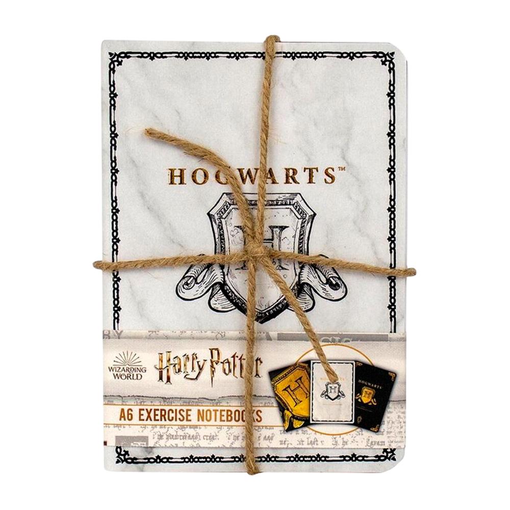 Harry Potter Hogwarts Crest Pocket Notebook (Pack of 3)