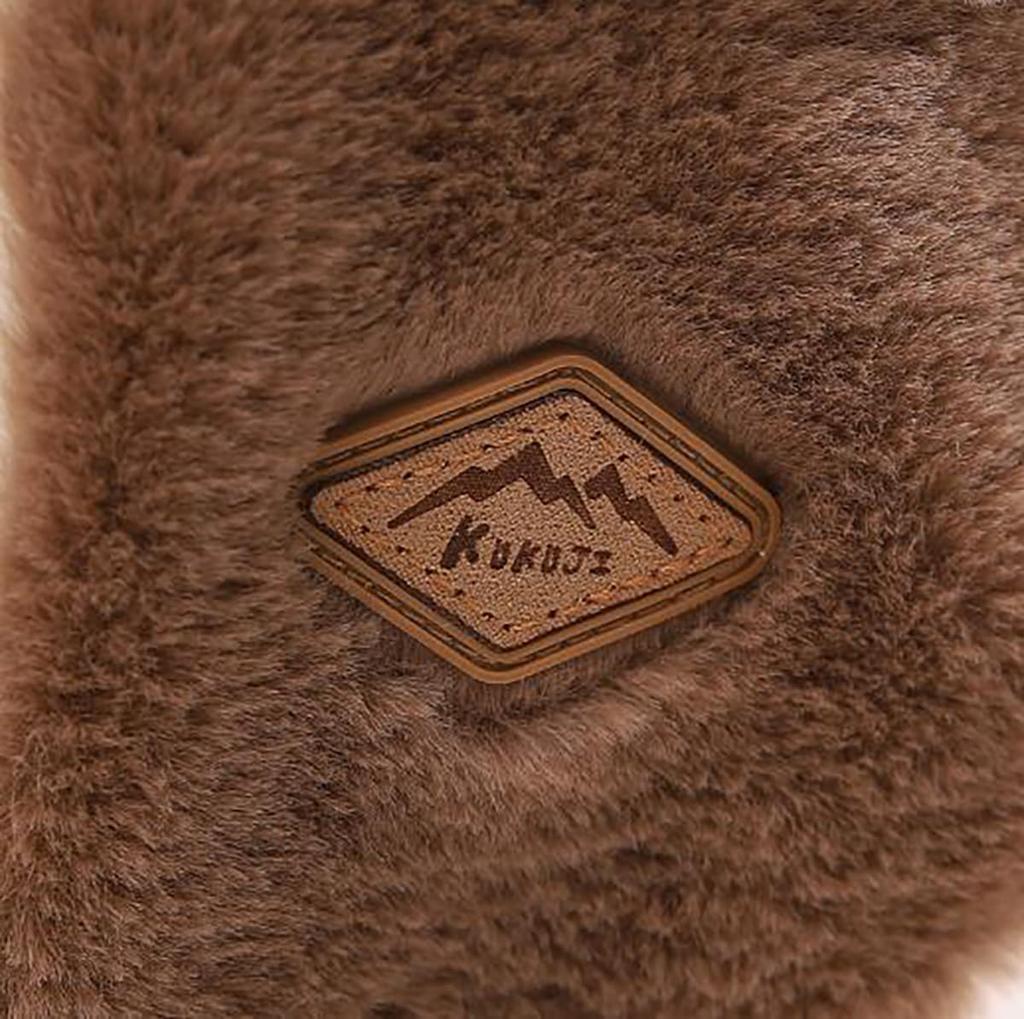 Afindern Flight Pilot Cap with Full Ages Perfect for and Outdoor Available In 3 Colors for Girls and Boys Kids' Cap, Earmuffs, Boa, Fluffy, Warm,