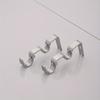 2Pcs Double Rod Curtain Rod Brackets Wall-mounted Double-Layer Hanging Brackets  Home Use