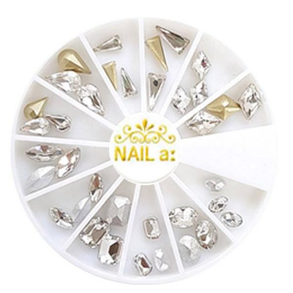 Nailroom Stone Parts Set, 029 Glass King Stone, 1 Set