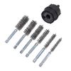 7pcs Black Battery Terminal Brush Professional Copper Pipe Cleaner Cleaning Brush Set  Copper Pipes