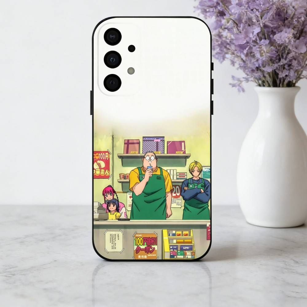 Чехол для телефона Anime S-Sakamoto-O D-Days для Samsung Galaxy A73, A72, A71, A70, A53, A52, A51, Других Мягкий Черный Корпус