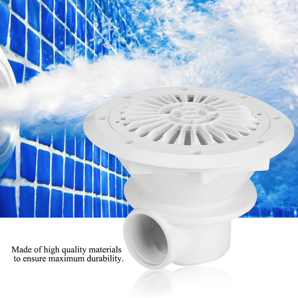 Крышка основного слива бассейна Крышка слива пола Выход воды Всасывающий вход воды 2.7in
