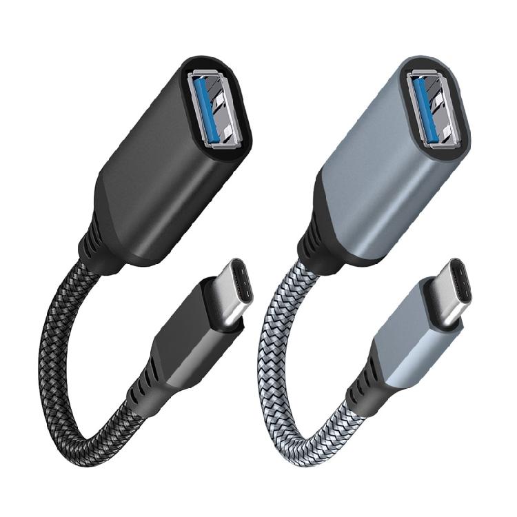 OTG-кабель USB Type C, Type C (папа) на USB 3.0 (мама), конвертер быстрой зарядки USB