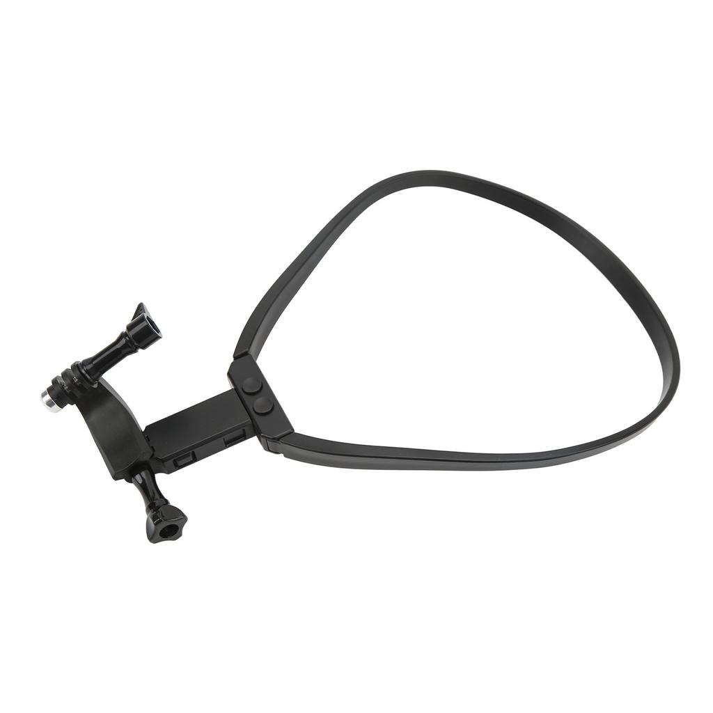 Neck Mount Bracket Retractable Selfie Necklace Holder for Action Camera Cell Phone Video Shoot