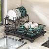 Countertop Dish Drying Rack with Drain Basket for Kitchen And Restaurant