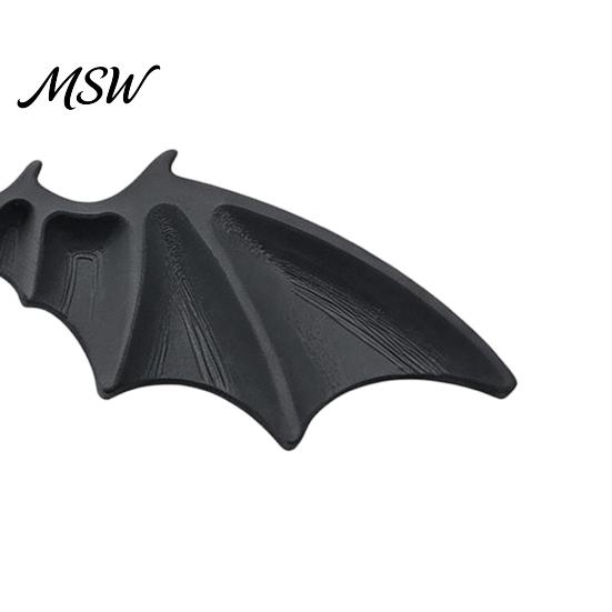 Front Rear Plate Decor 1 Pair Bat Wing License Decoration, Gothic Black Car Exterior Accessory for Vehicle Plates, Truck SUV Accessories