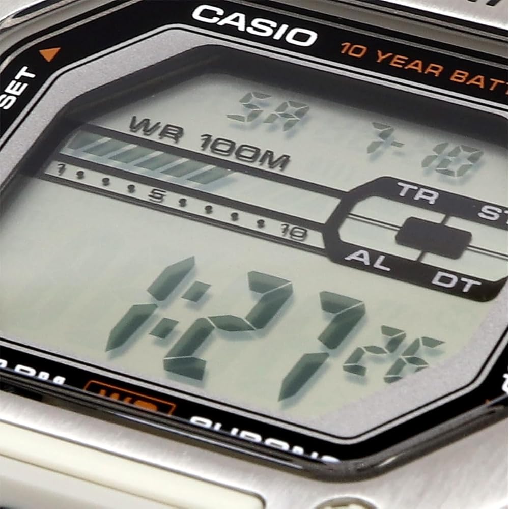Casio CASIO Стандартные цифровые мужские часы с металлическим циферблатом MWD-110H-8AV светло-бежевый (Зарубежная модель) [Параллельный импорт]