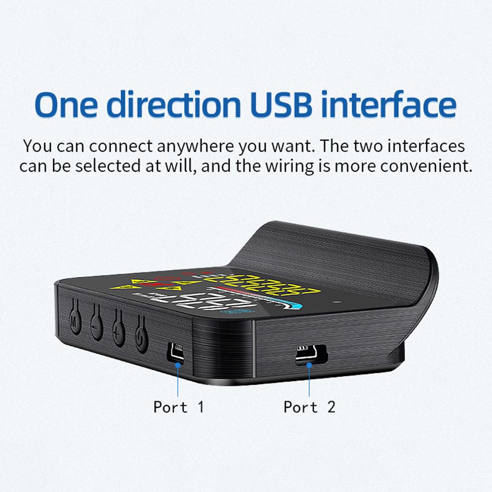 Digital Windshield Projector M17 OBD GPS Head Up Display for All Cars Car HUD Speedometer Auto Electronics Accessories