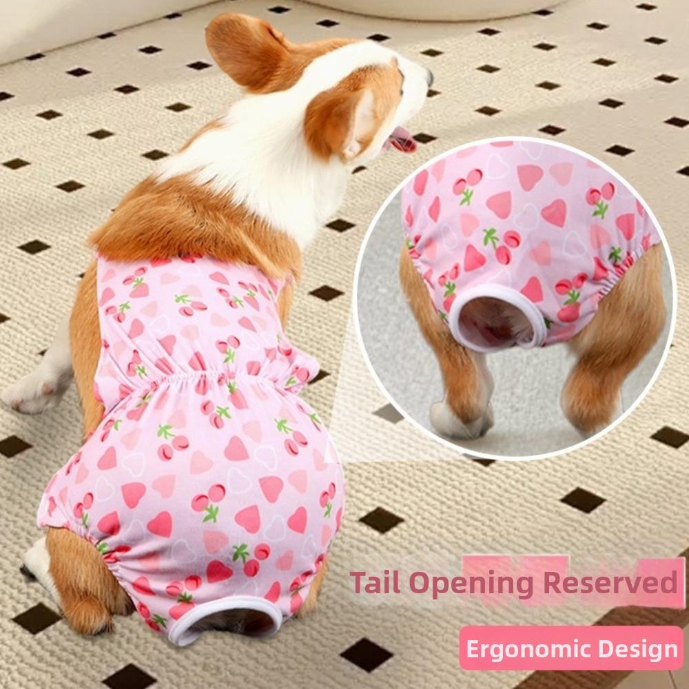Breathable Pet Sanitary Pants Washable Dog Diaper Dog Pajamas Pet Recovery Suit  Large Dogs
