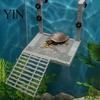 Non-Slip Ramp Solid Form Hanging Turtle Basking Platform with Suction Cups, Non Slip Reptile Dock Sunning Ramp, Aquariums Tank Accessories for