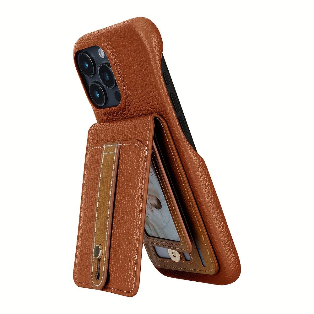 For iphone Models 17 16 15 Pro Max Air Plus Includes a Makeup Mirror, Adjustable Bracket, Card Slots, And a Multi-Slot Protective Wallet Case Cover
