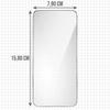2x Tempered Glass for Samsung Galaxy A35 5G, ERBORD 9H Hard Glass, glass