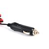 DC12V Cigarette Lighter Power Cord Connector for Mobile Devices Compatible with T-type Icom, Yaesu, Etc.