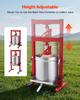 Hydraulic Fruit Wine Press, 7.93Gal/30L, Stainless Steel Heavy Duty Manual Juice Maker, Cider Apple Grape Vegetable Crusher, Cheese/Tincture/Herbal