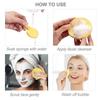 12pcs Spa Skin Care Tool Exfoliating Facial Sponge Face Wash Sponges Cleansing Pad Cosmetic Puff