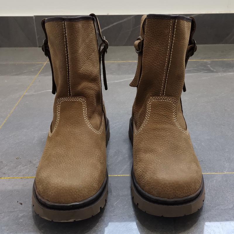 Специальное предложение: Короткие ботинки из натуральной кожи — унисекс, ретро-стиль для верховой езды и Мартина, дышащие и модные