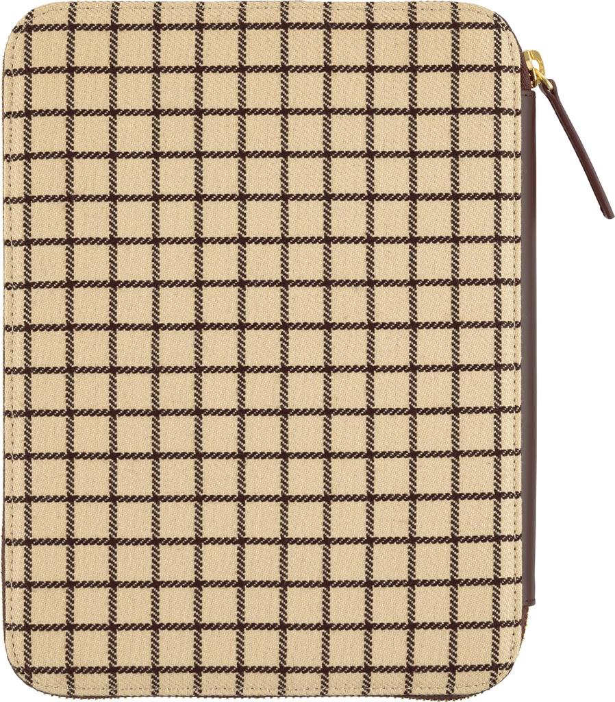 Обложка для блокнота Hobonichi Techo Cousin на плотной молнии с молоком (A5) (Проверка кафе)