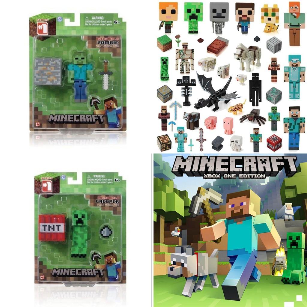 Коллекция фигурок-пазлов Minecraft Высококачественный домашний декор и подарок для геймеров