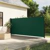 VidaXL Retractable Side Awning Dark Green 180x600 Cm, Garden Privacy Screen, Balcony Windbreak, Outdoor Screen, 4004545