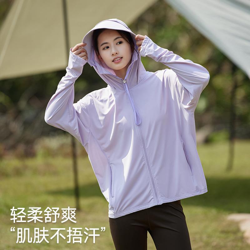 Wenhouu ice silk sunscreen clothing upf100 + women's original yarn sunscreen jacket men's fishing sunscreen clothing summer