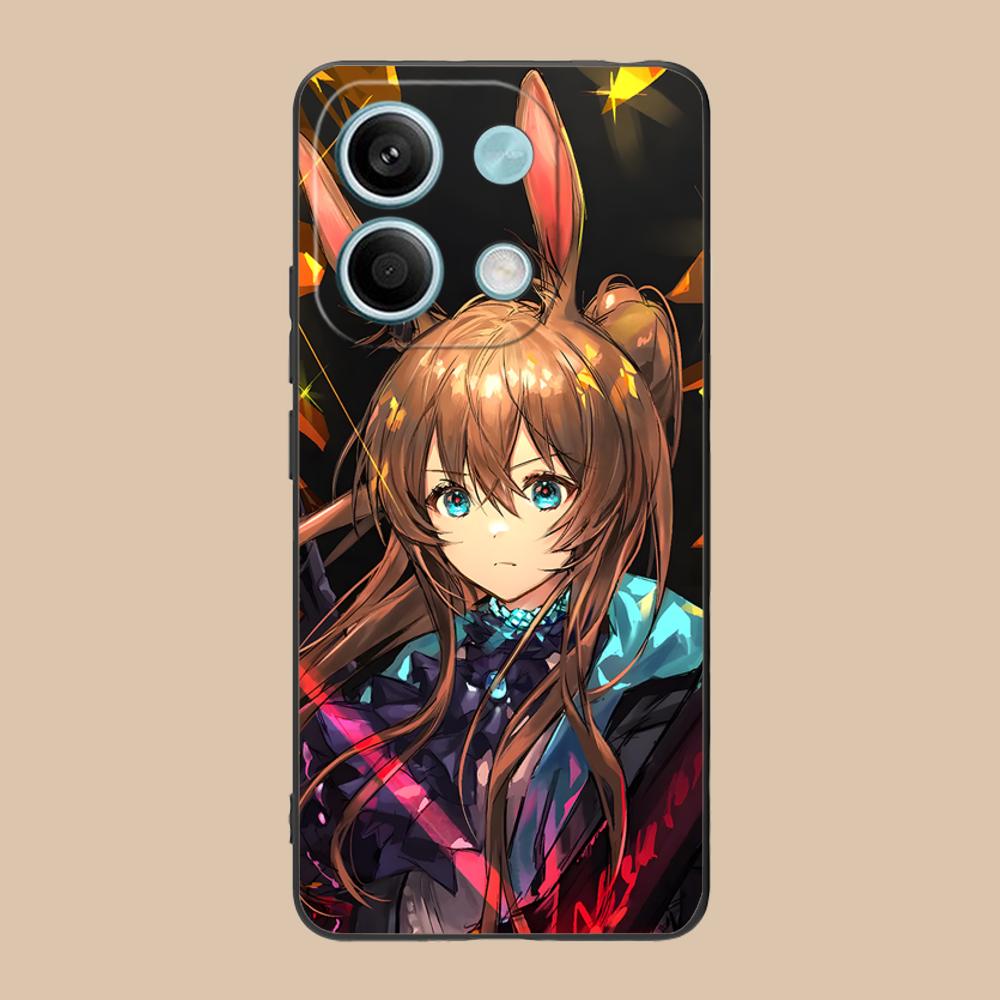 Чехол для мобильного телефона Arknights Amiya для Xiaomi 15 14 13 12 Mi 11 T Ultra Lite Pro S X 5G Цветная печать Защитный Роскошный Красивый
