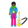 Фигурка Джими Хендрикса Super7 Blacklight You Jimi Hendrix с аксессуарами, включающая в себя коллекцию классического рока и ретро-игрушки (Опытные) -
