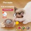 Cat Interactive Ball Toy Automatic Rolling Ball Faux Tail Rechargeable Smart Pet Electric Toy Dog Cat Training Imitate Mouse Smart Pet Plush Toy