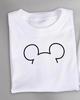 Potdemiel Couple Matching TShirts Sketch Cartoon Mouse Pair Print Cotton Tops RoUnisextic Date Theme Park Vacation Matching Outfits