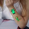 Cartoon Animal Temporary Tattoos Pattern Body Art Transferable Tattoos Waterproof Luminous Temporary Tattoo Arms