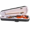 Violin Kit, 1/2" and 1/4" Scale, for Kids and Beginners, Mini Wooden Violin, Smooth Acoustic Stringed Instrument with Rosin, Bow, and Storag