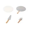 Набор для духовки Takeda Corporation Pizza Kit / [4 пиццы] PZKT-4S Белый/Серебристый