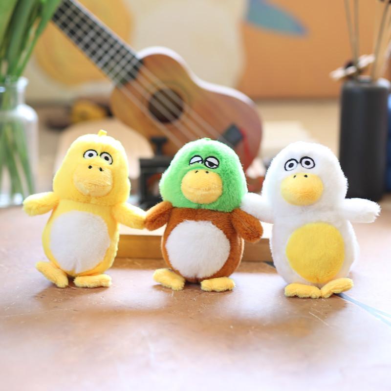 Милая милая маленькая уточка кулон плюшевая игрушка кукла сумка подвесной брелок кукла кукла кукла