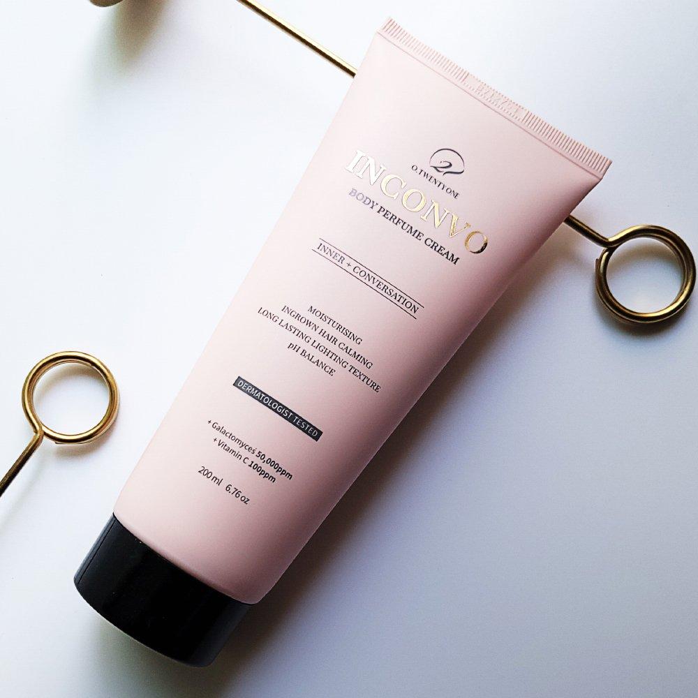 O21 INCONVO Body Perfume Cream, Увлажнение, Корейская косметика, KBeauty, образец