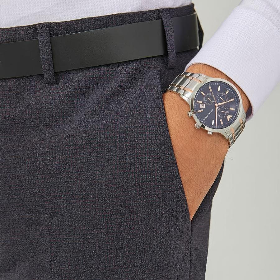 Emporio Armani AR80025 Двухцветные мужские часы с хронографом