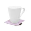 STYLE Decor Reversible Coasters, Stylish Fabric, Washable, Set of 4, Nordic Style, Solid Lavender, W3002920