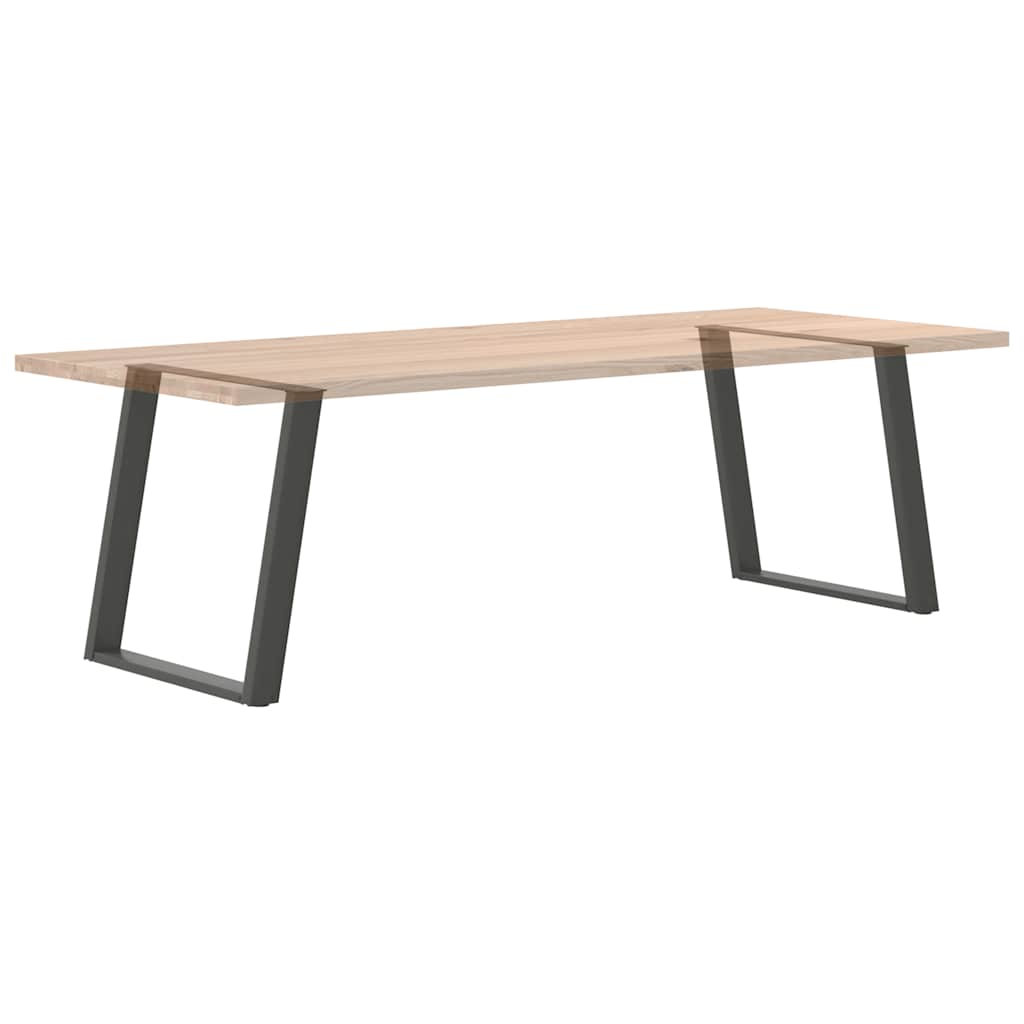 Vidxl Nogi Do Stołu Jadalnianego, 2 Szt., Antracyt, 80X(72-73)Cm, Stal