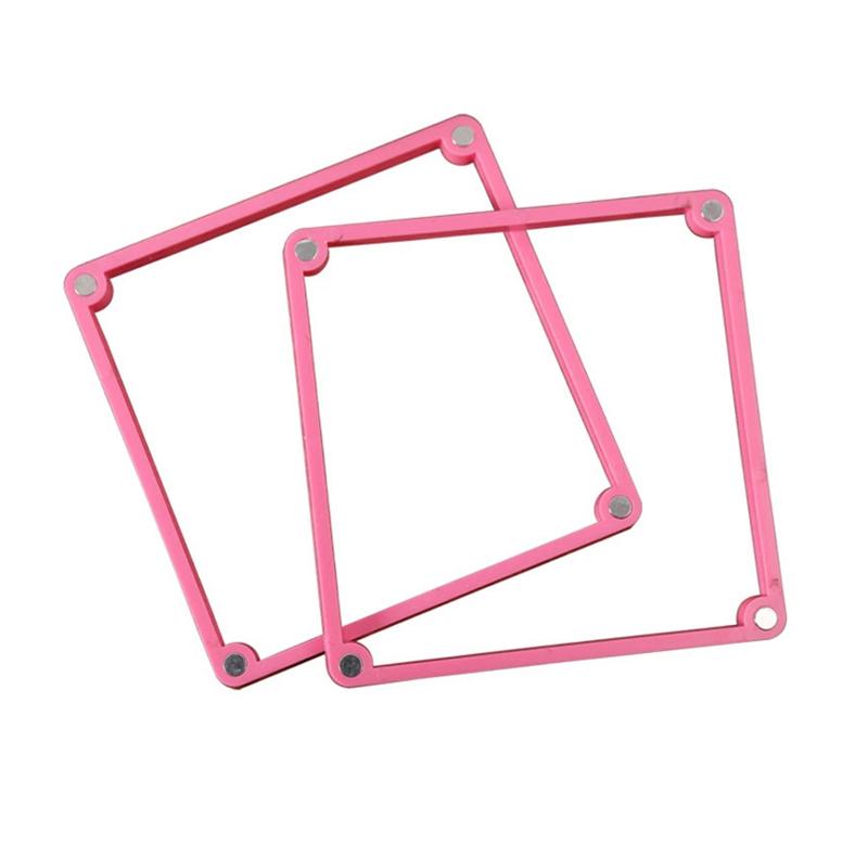 2 Pcs/set Cake Stencil Spray Mold Fixing Frames Decoration Printing Die Fondant Pennies Cookies Candy DIY Baking Tools