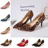 Large Size High Heels Pointed Stiletto Suede Wild Four Seasons Single Shoes Female Tide