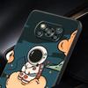 Cartoon Cute Cosmonaut Phone Case for Xiaomi Poco F7 F6 F5 F4 F3 X6 X5 X4 X3 NFC F7 Ultra M4 C51 C55 GT 5G Soft TPU Cover Fundas