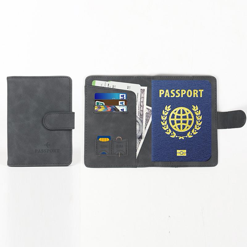 Обложка для паспорта для женщин и мужчин с Rfid-защитой, деловая карта, обложка для паспорта, чехол для паспорта из искусственной кожи, дорожные аксессуары