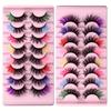 Reusable Faux Eyelashes 8-Pair Set Individual Lashes Curled False Eyelashes  Performance