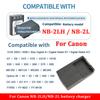 CB-2LWE CB-2LTE Battery Charger For Canon FV500,M20,M30,M10,M200,S30,S40,S45,S50,S60,S70,S80,G7,G9 Camera NB-2LH NB-2L CB2LWE