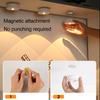 RGB 12 Color Night Light Wireless Remote Control Type-c Rechargeable Light Powered Cabinet Light For Kitchen Wardrobe Bedroom