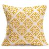 Luxurious Resistant Scatter Waist Throw Pillow Case With Timeless Geometric Design