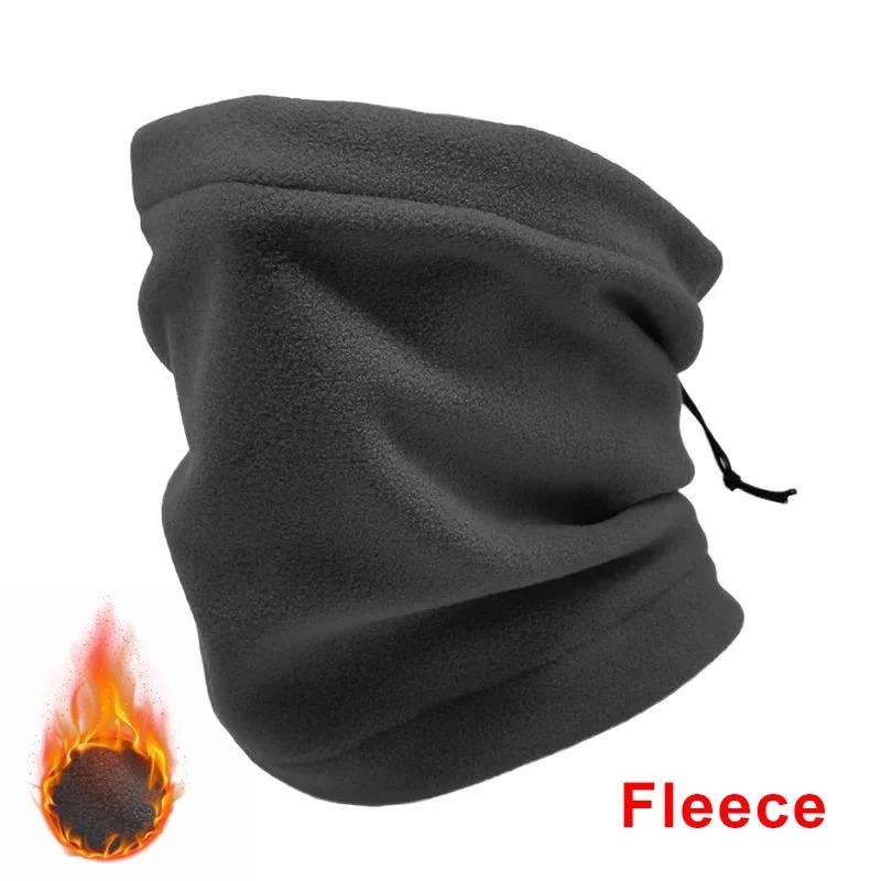 Утеплитель для шеи из флиса, спортивная бандана, велосипедная полумаска, утеплитель для ушей, зимний теплый шарф для катания на лыжах, бега, рыбалки, маска для шеи, велосипедная лыжная походная маска