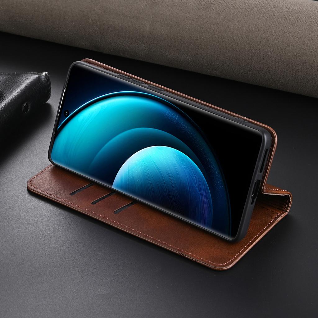 Кожаный чехол-книжка для Xiaomi Redmi Note 15 14 13 12 Pro Plus 5G + 13C 14C 15C с магнитной застежкой, кошелек, держатель для карт