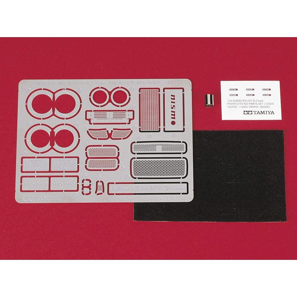 Tamiya 1 24 Detail Up PaRts No.04 Nismo R34 Gt R Z Tune Etched Set 2pcs 12604