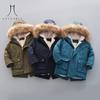 Детская одежда, бархатное утепленное хлопковое пальто, зимнее новое модное пальто с капюшоном, детское хлопковое пальто